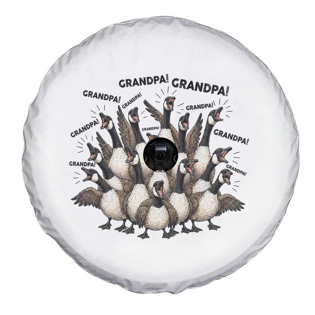 Silly Goose Grandpa Spare Tire Cover Funny Family Chaos Grandfather TS12 Print Your Wear