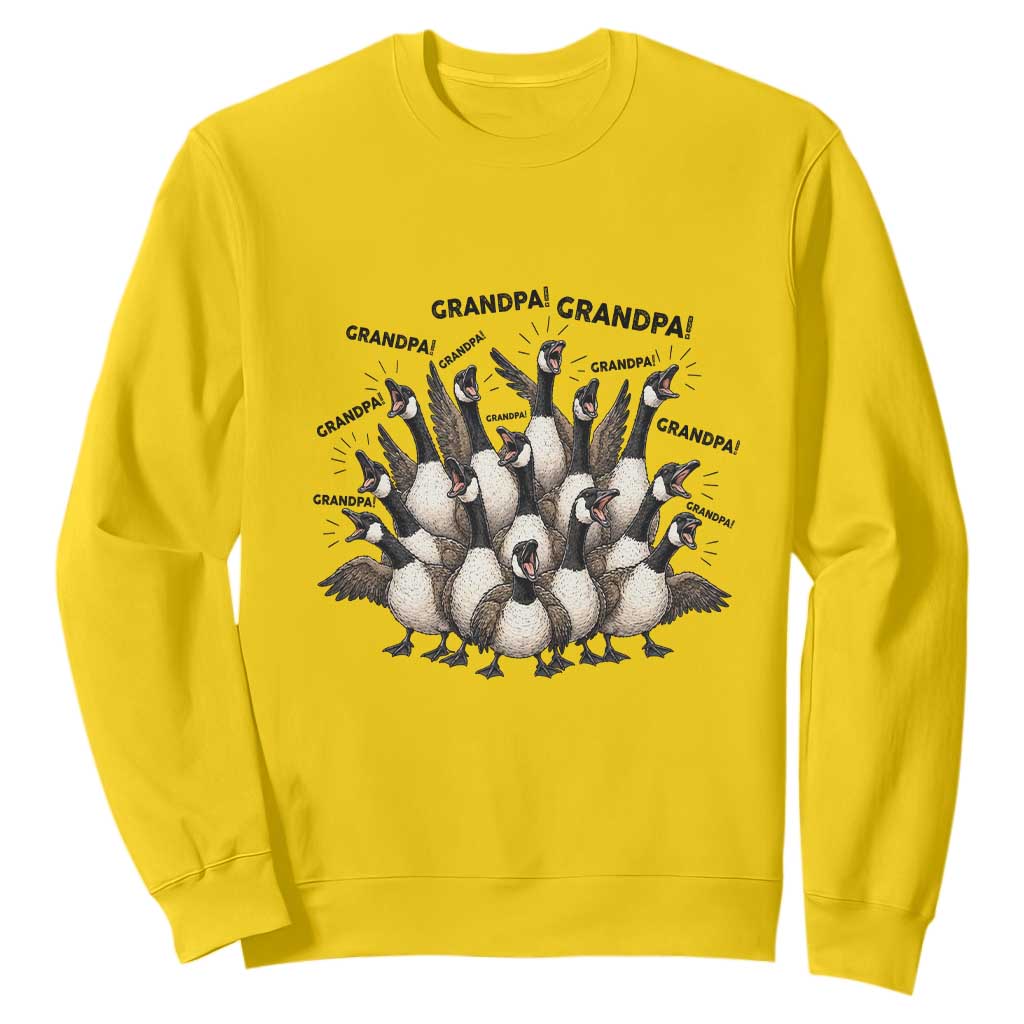 Silly Goose Grandpa Sweatshirt Funny Family Chaos Grandfather TS12 Daisy Print Your Wear