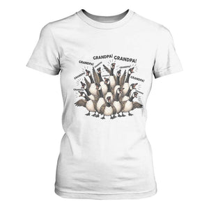 Silly Goose Grandpa T Shirt For Women Funny Family Chaos Grandfather TS12 White Print Your Wear