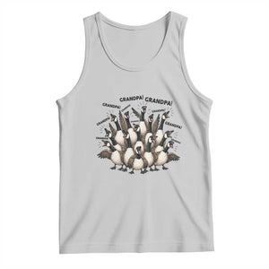 Silly Goose Grandpa Tank Top Funny Family Chaos Grandfather TS12 Ash Print Your Wear