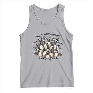 Silly Goose Grandpa Tank Top Funny Family Chaos Grandfather TS12 Athletic Heather Print Your Wear