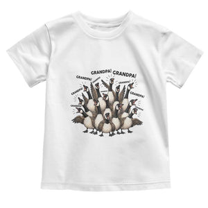 Silly Goose Grandpa Toddler T Shirt Funny Family Chaos Grandfather TS12 White Print Your Wear