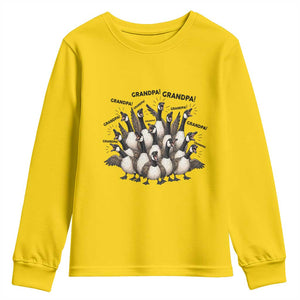 Silly Goose Grandpa Youth Sweatshirt Funny Family Chaos Grandfather TS12 Daisy Print Your Wear