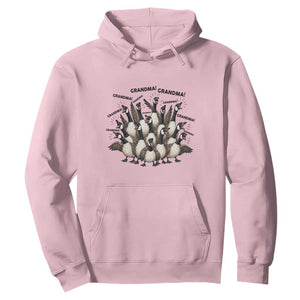 Funny Silly Goose Grandma Hoodie Chaos Coordinator Grandma Life Graphic TS12 Light Pink Print Your Wear