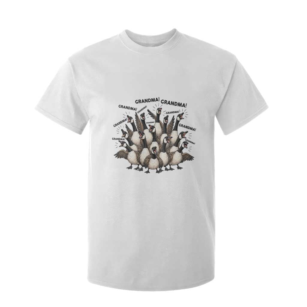 Funny Silly Goose Grandma T Shirt For Kid Chaos Coordinator Grandma Life Graphic TS12 White Print Your Wear