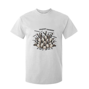 Funny Silly Goose Grandma T Shirt For Kid Chaos Coordinator Grandma Life Graphic TS12 White Print Your Wear