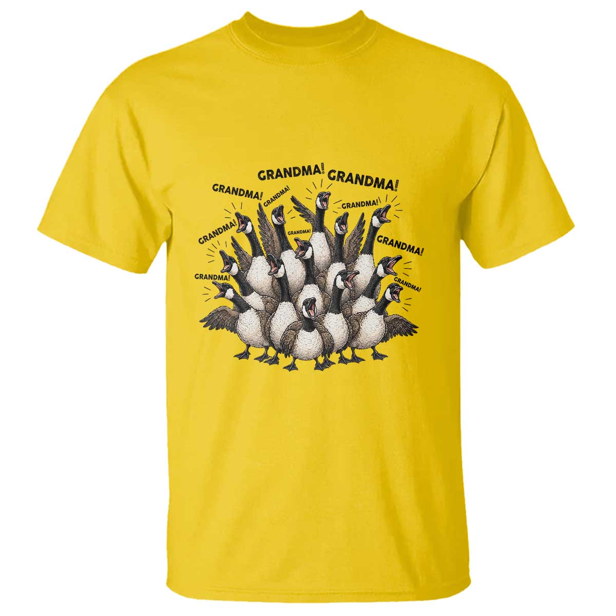 Funny Silly Goose Grandma T Shirt Chaos Coordinator Grandma Life Graphic TS12 Daisy Print Your Wear