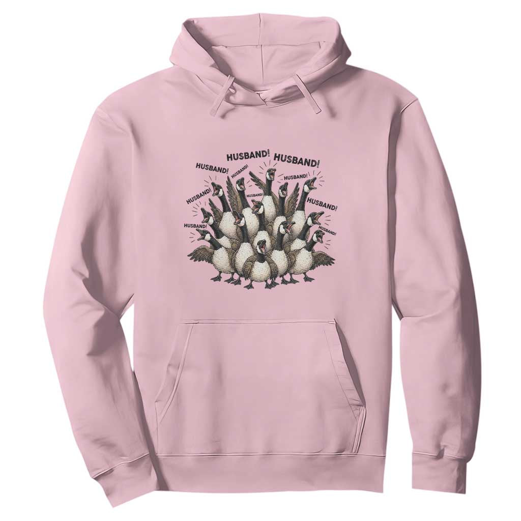 Silly Goose Husband Hoodie Funny Marriage Chaos Husbandhood TS12 Light Pink Print Your Wear