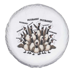 Silly Goose Husband Spare Tire Cover Funny Marriage Chaos Husbandhood TS12 Print Your Wear