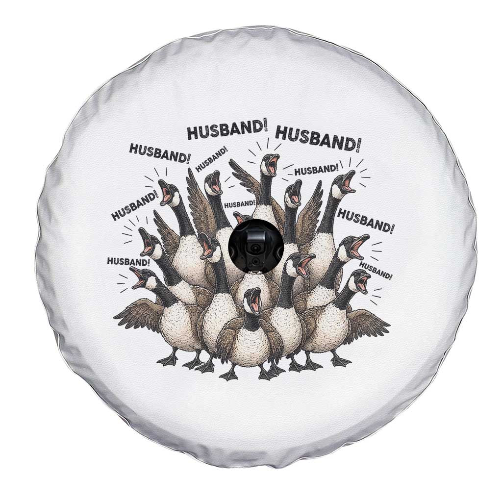 Silly Goose Husband Spare Tire Cover Funny Marriage Chaos Husbandhood TS12 Print Your Wear