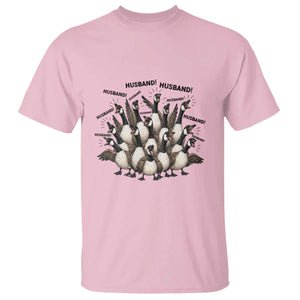 Silly Goose Husband T Shirt Funny Marriage Chaos Husbandhood TS12 Light Pink Print Your Wear