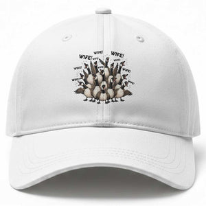 Silly Goose Wife Baseball Cap Funny Marriage Chaos Wifehood TS12 Print Your Wear