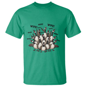Silly Goose Wife T Shirt Funny Marriage Chaos Wifehood TS12 Irish Green Print Your Wear