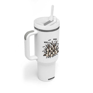 Silly Goose Wife Tumbler With Handle Funny Marriage Chaos Wifehood TS12 Print Your Wear