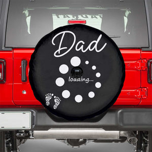 Dad Loading 2026 Spare Tire Cover Future Dad Announcement TS12 Black Print Your Wear