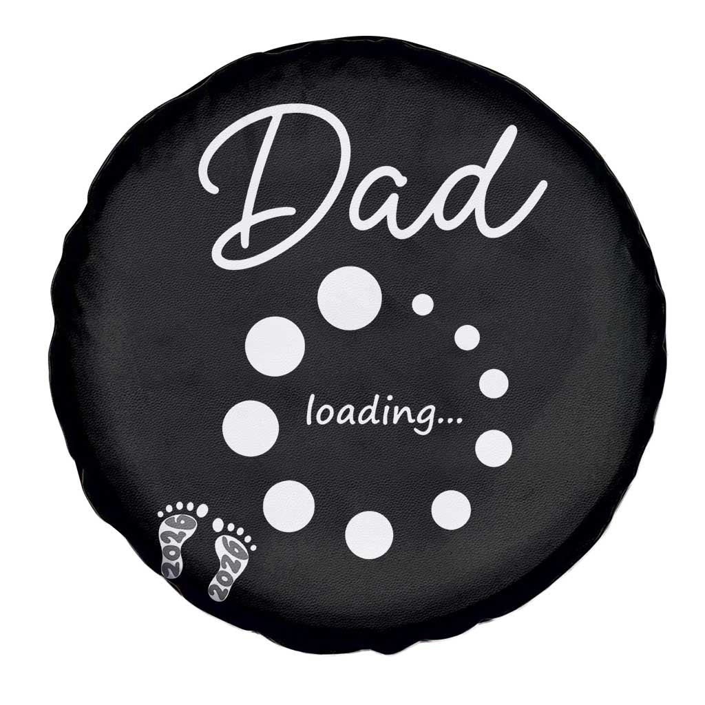 Dad Loading 2026 Spare Tire Cover Future Dad Announcement TS12 Print Your Wear