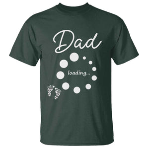 Dad Loading 2026 T Shirt Future Dad Announcement TS12 Dark Forest Green Print Your Wear