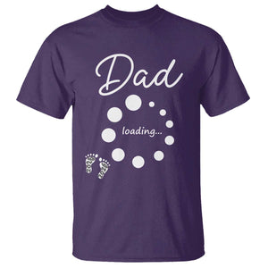 Dad Loading 2026 T Shirt Future Dad Announcement TS12 Purple Print Your Wear