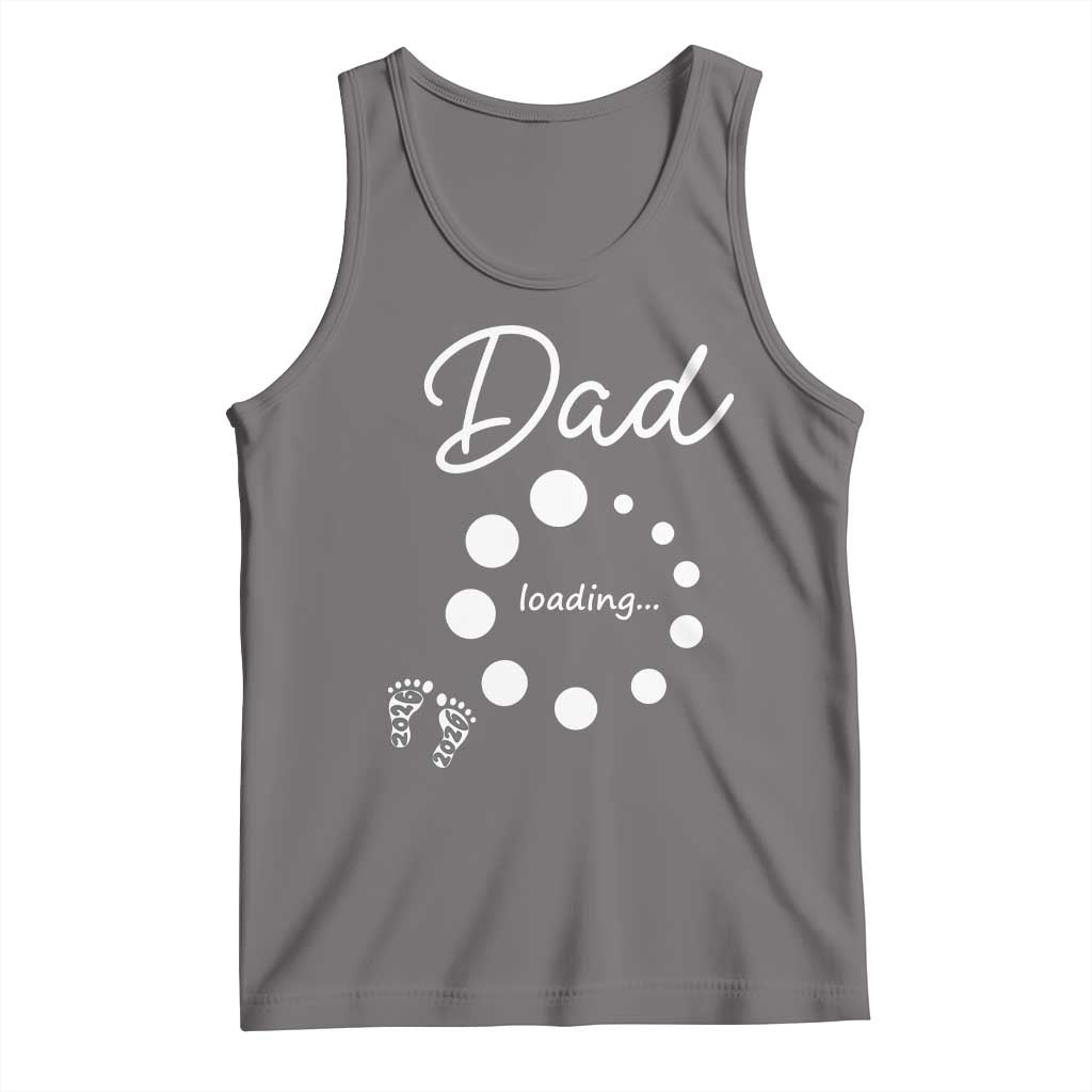 Dad Loading 2026 Tank Top Future Dad Announcement TS12 Deep Heather Print Your Wear