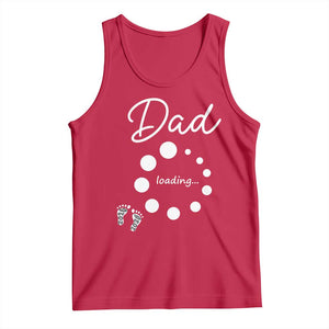 Dad Loading 2026 Tank Top Future Dad Announcement TS12 Red Print Your Wear