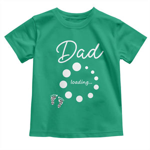 Dad Loading 2026 Toddler T Shirt Future Dad Announcement TS12 Irish Green Print Your Wear