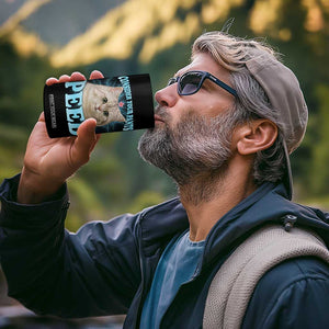 Funny Cat 4 in 1 Can Cooler Tumbler Consider Your Pants Peed Meme Saying TS12 Print Your Wear