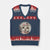 Consider Your Pants Peed V-Neck Knit Sweater Vest Funny Cat Meme Saying TS12 Navy Red Print Your Wear