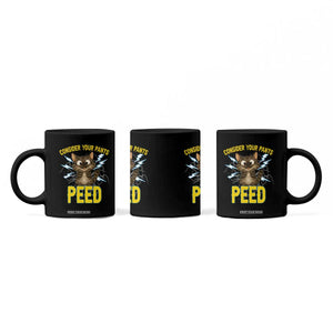 Funny Cat Lover Coffee Mug Consider Your Pants Peed Quote TS12 Print Your Wear
