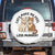 Sarcastic Cat Lover Spare Tire Cover Cats Make Me Feel Less Murdery TS12 No hole White Print Your Wear