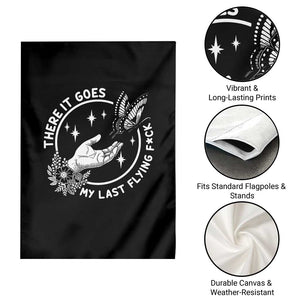 There It Goes My Last Flying F*ck Garden Flag Funny Women Quote TS12 Print Your Wear