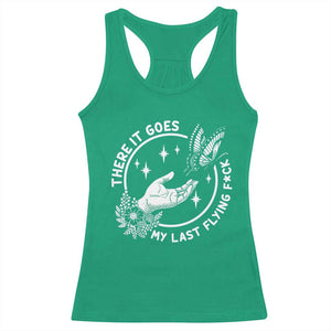 There It Goes My Last Flying F*ck Racerback Tank Top Funny Women Quote TS12 Irish Green Print Your Wear