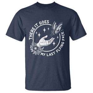 There It Goes My Last Flying F*ck T Shirt Funny Women Quote TS12 Navy Print Your Wear
