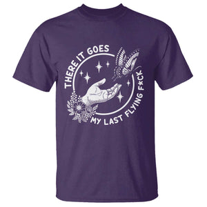 There It Goes My Last Flying F*ck T Shirt Funny Women Quote TS12 Purple Print Your Wear