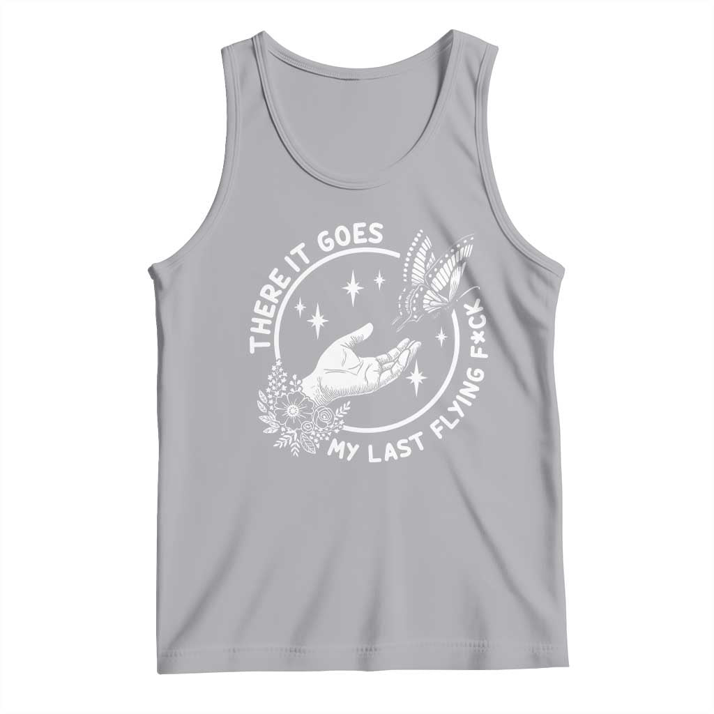There It Goes My Last Flying F*ck Tank Top Funny Women Quote TS12 Athletic Heather Print Your Wear