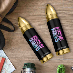 Funny First Time Parents Gift Bullet Tumbler We Are Pregnant But Mostly Her