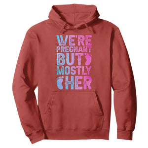 Funny First Time Parents Gift Hoodie We Are Pregnant But Mostly Her