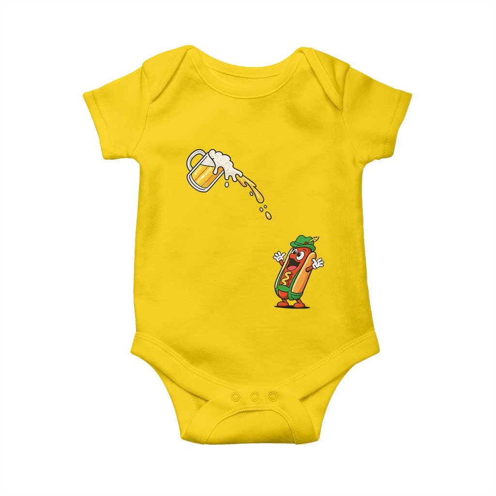 Funny Sausage Waiting For Beer Baby Onesie Oktoberfest Gift