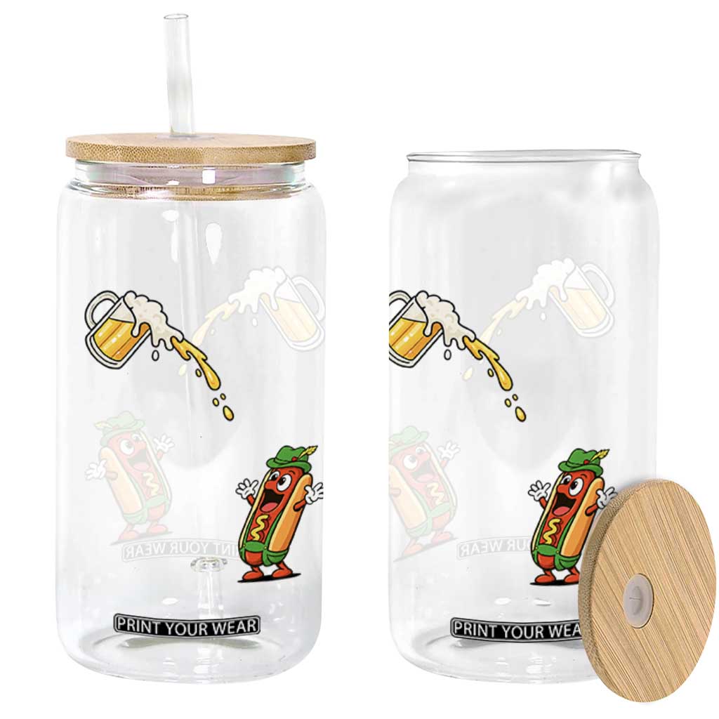 Funny Sausage Waiting For Beer Glass Can Oktoberfest Gift