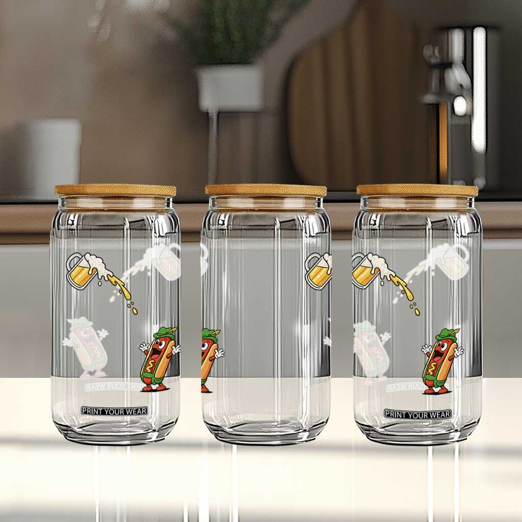 Funny Sausage Waiting For Beer Glass Can Oktoberfest Gift
