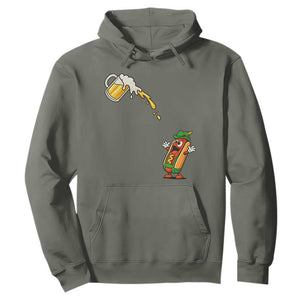 Funny Sausage Waiting For Beer Hoodie Oktoberfest Gift