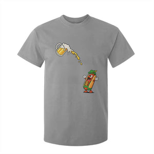 Funny Sausage Waiting For Beer T Shirt For Kid Oktoberfest Gift