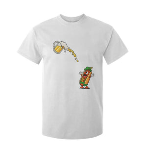 Funny Sausage Waiting For Beer T Shirt For Kid Oktoberfest Gift