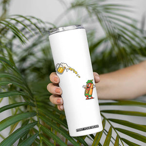 Funny Sausage Waiting For Beer Skinny Tumbler Oktoberfest Gift