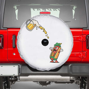 Funny Sausage Waiting For Beer Spare Tire Cover Oktoberfest Gift