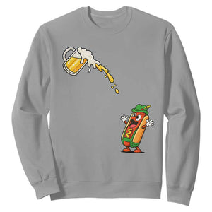Funny Sausage Waiting For Beer Sweatshirt Oktoberfest Gift