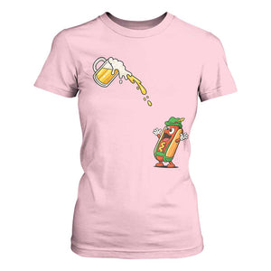 Funny Sausage Waiting For Beer T Shirt For Women Oktoberfest Gift