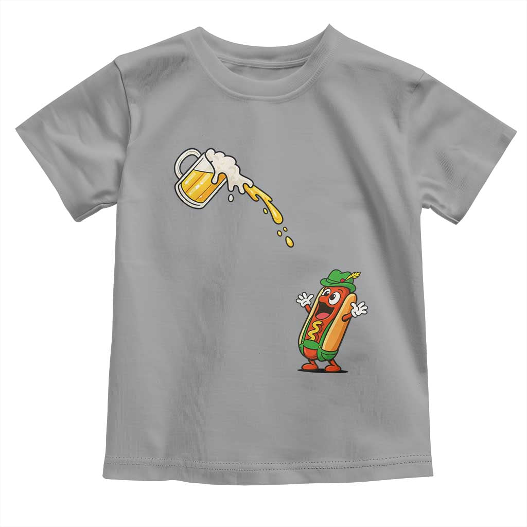 Funny Sausage Waiting For Beer Toddler T Shirt Oktoberfest Gift