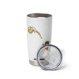 Funny Sausage Waiting For Beer Tumbler Cup Oktoberfest Gift