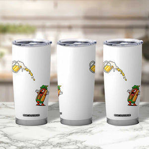 Funny Sausage Waiting For Beer Tumbler Cup Oktoberfest Gift