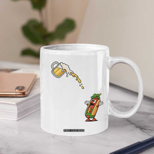 Funny Sausage Waiting For Beer Coffee Mug Oktoberfest Gift